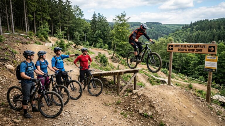 Training im BikePark Rureifel